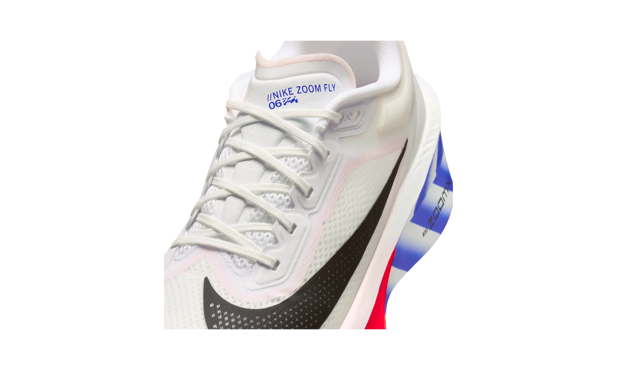 Overkicks - Nike Zoom Fly 6 CM White Silt Red Racer Blue (II7285-100) - detalle lateral interior