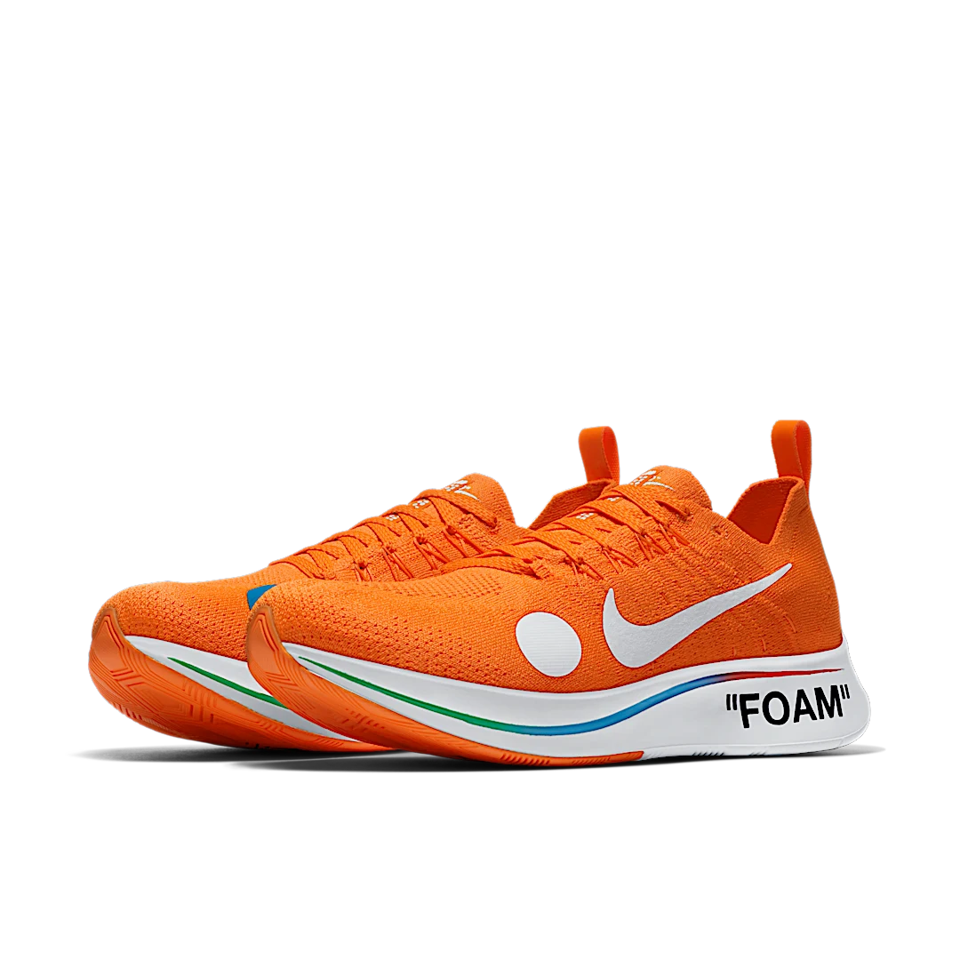 Overkicks - Nike Zoom Fly Mercurial Off-White Total Orange (AO2115-800) - vista trasera