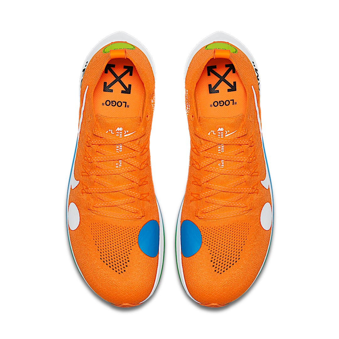 Overkicks - Nike Zoom Fly Mercurial Off-White Total Orange (AO2115-800) - par completo