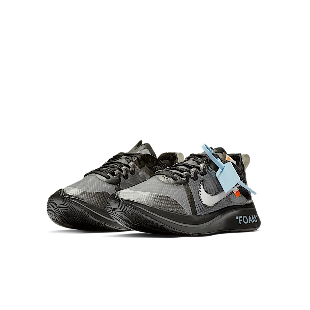 Overkicks - Nike Zoom Fly Off-White Black Silver (AJ4588-001) - vista trasera
