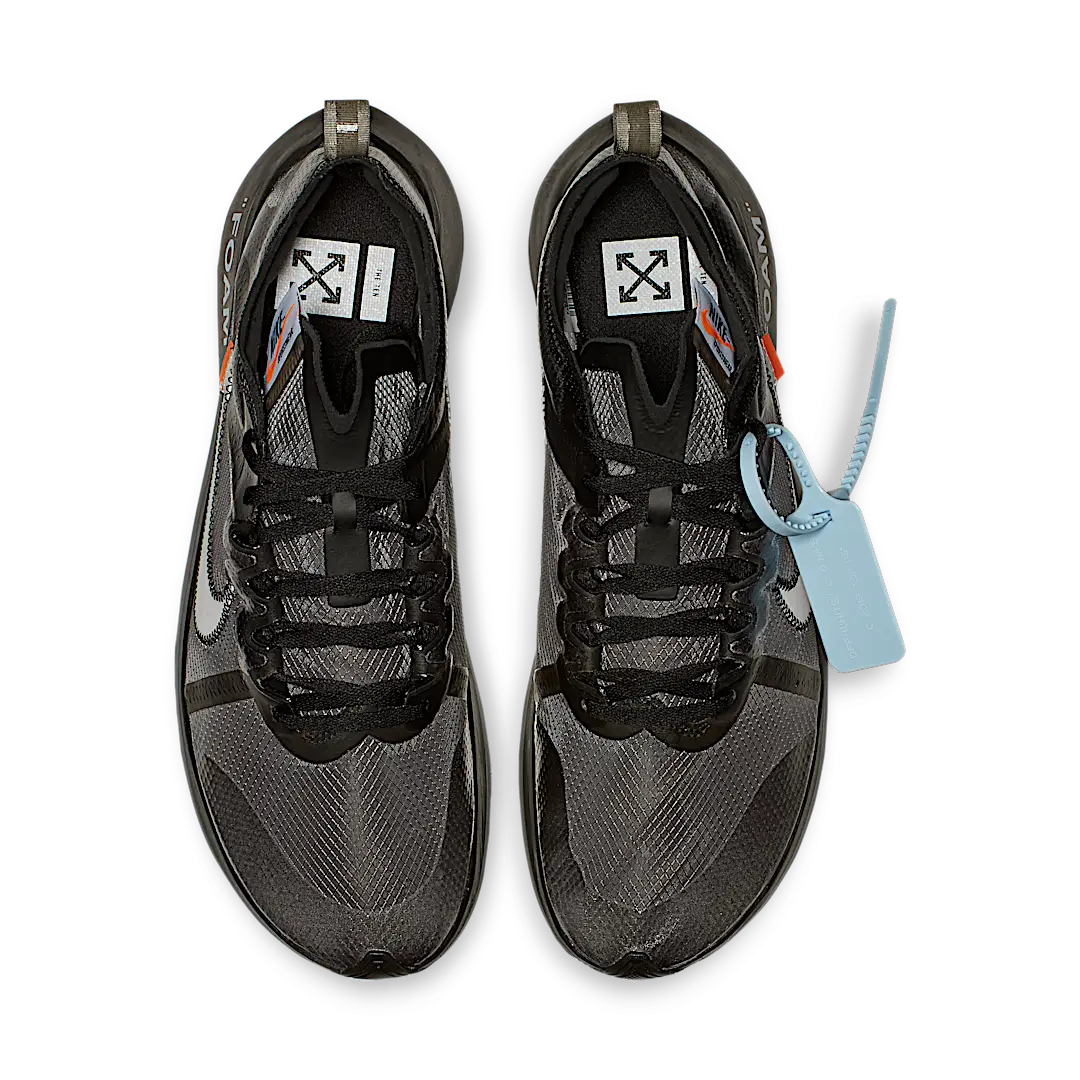 Overkicks - Nike Zoom Fly Off-White Black Silver (AJ4588-001) - par completo