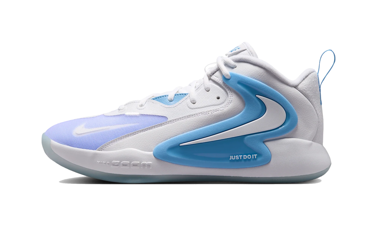 Overkicks - Nike Zoom Hyperset 2 White Valor Blue (FQ7070-100) - vista lateral