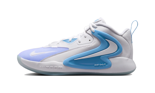 Overkicks - Nike Zoom Hyperset 2 White Valor Blue (FQ7070-100) - vista lateral