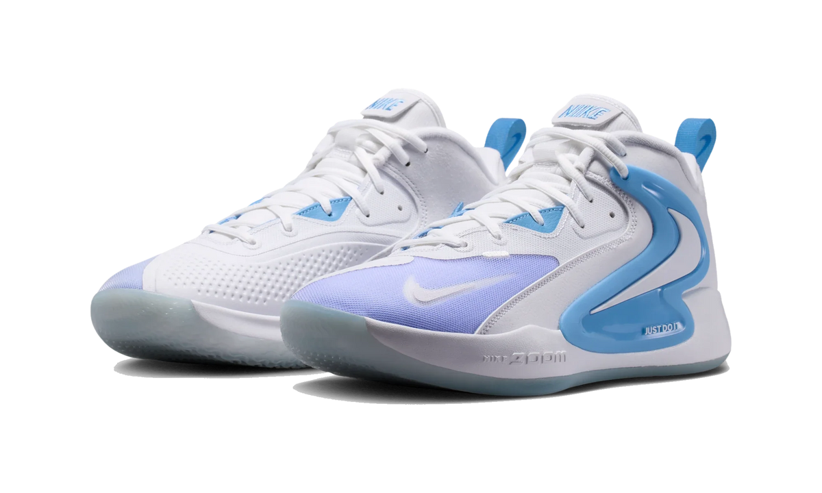 Overkicks - Nike Zoom Hyperset 2 White Valor Blue (FQ7070-100) - vista trasera