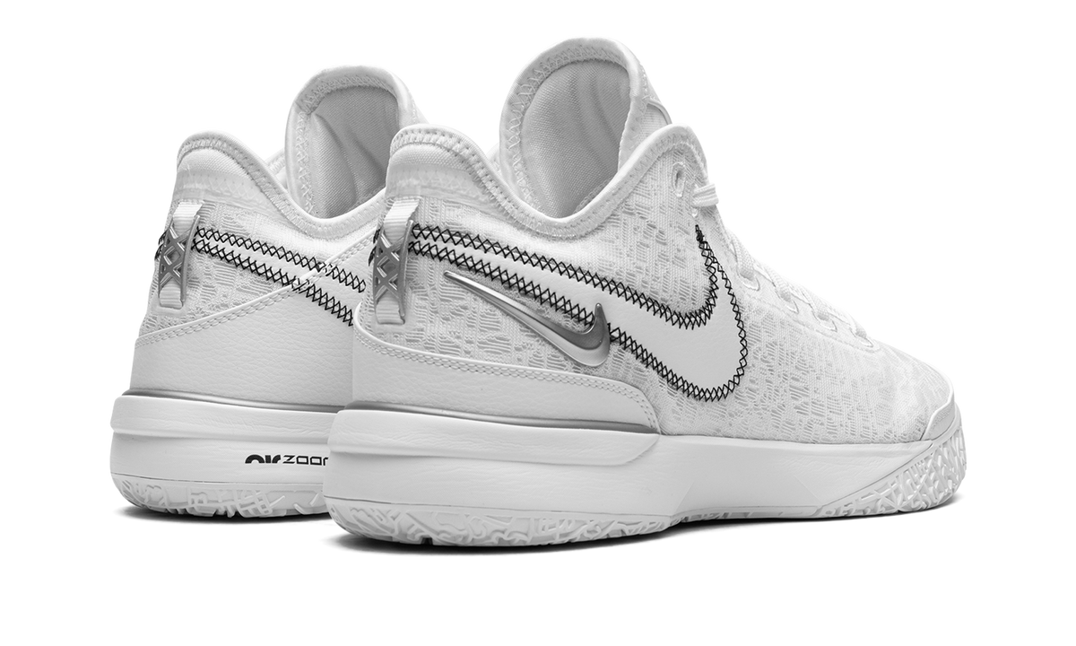 Overkicks - Nike Zoom LeBron NXXT Gen White Metallic Silver (DR8784-101/DR8788-101) - par completo