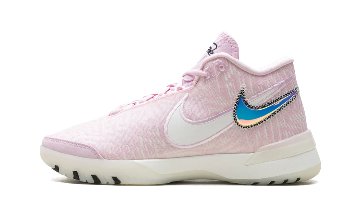 Overkicks - Nike Zoom LeBron NXXT Genisus Pink Foam Sail (Translucent Outsole) (HF0712-602) - vista lateral