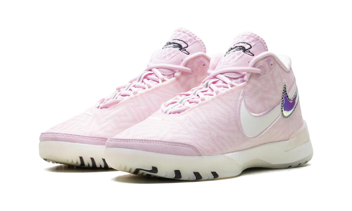 Overkicks - Nike Zoom LeBron NXXT Genisus Pink Foam Sail (Translucent Outsole) (HF0712-602) - vista trasera
