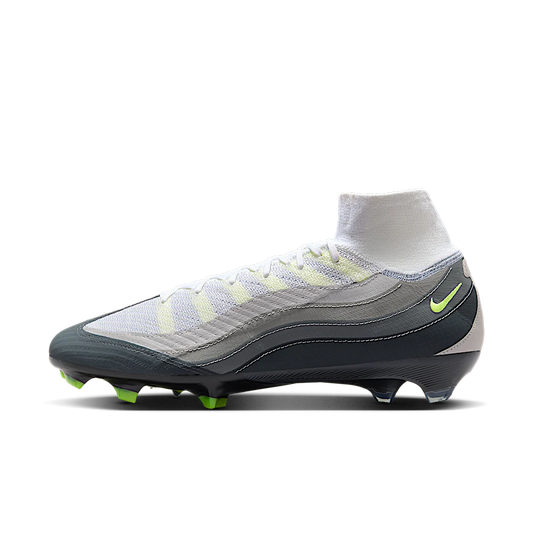 Overkicks - Nike Zoom Mercurial Superfly 10 Elite SE FG Air Max 95 Neon (HV9916-001) - vista lateral