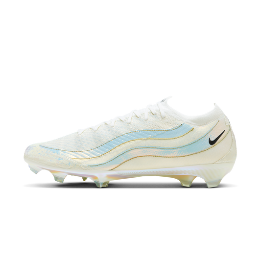 Overkicks - Nike Zoom Mercurial Vapor 16 Elite FG Air Max 95 White (HV9915-100) - vista lateral