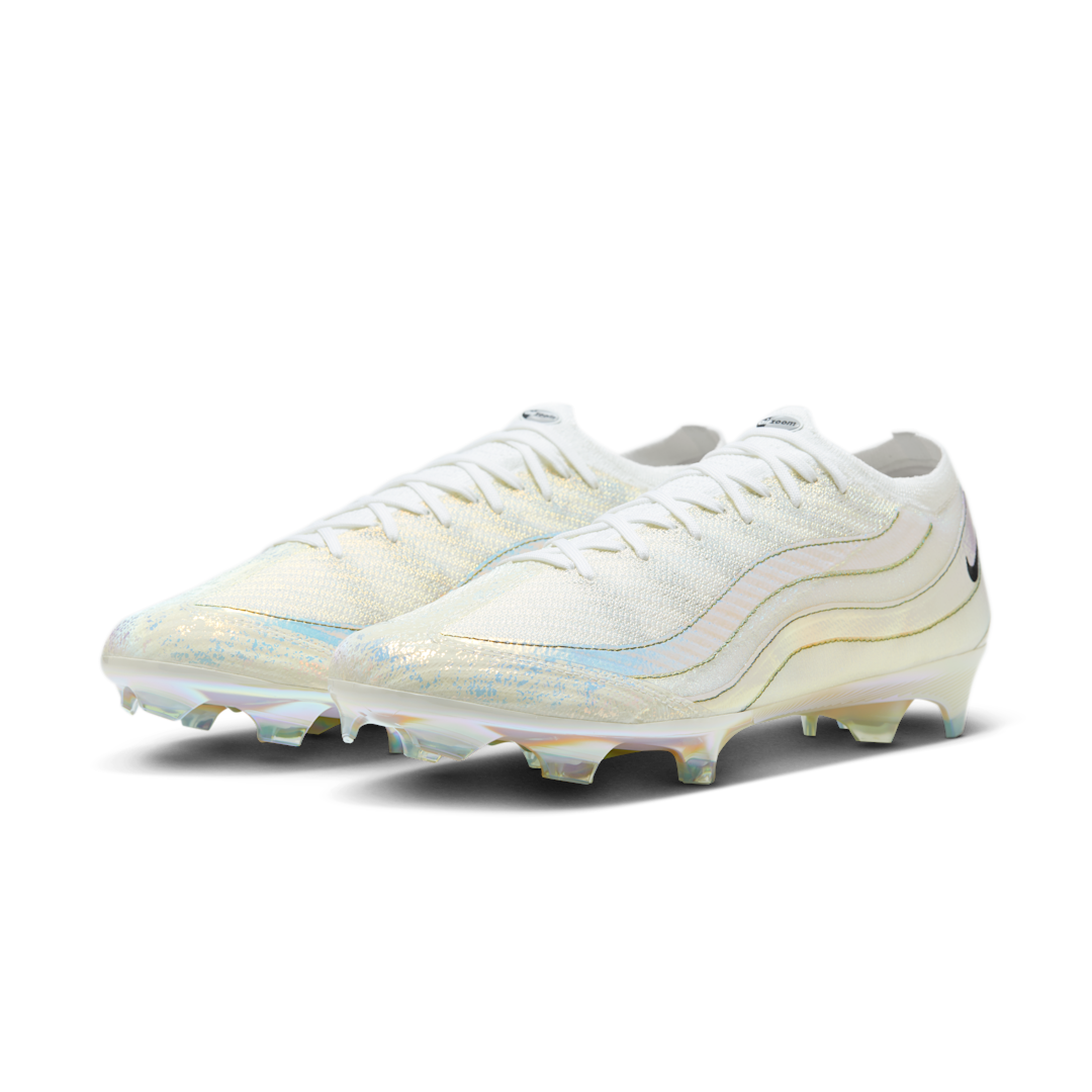 Overkicks - Nike Zoom Mercurial Vapor 16 Elite FG Air Max 95 White (HV9915-100) - vista trasera