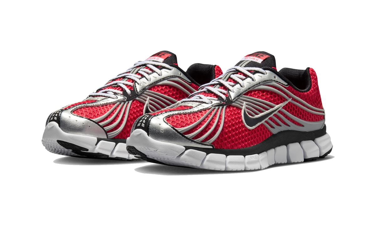 Overkicks - Nike Zoom Skylon 11 University Red Black Silver (Womens) (IU7360-600) - vista trasera