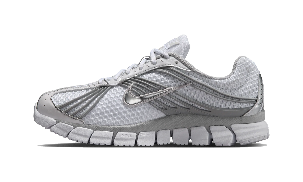 Overkicks - Nike Zoom Skylon 11 White Grey Fog Silver (Womens) (IU7360-103) - vista lateral
