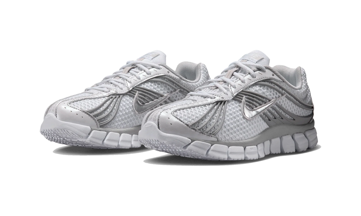 Overkicks - Nike Zoom Skylon 11 White Grey Fog Silver (Womens) (IU7360-103) - vista trasera