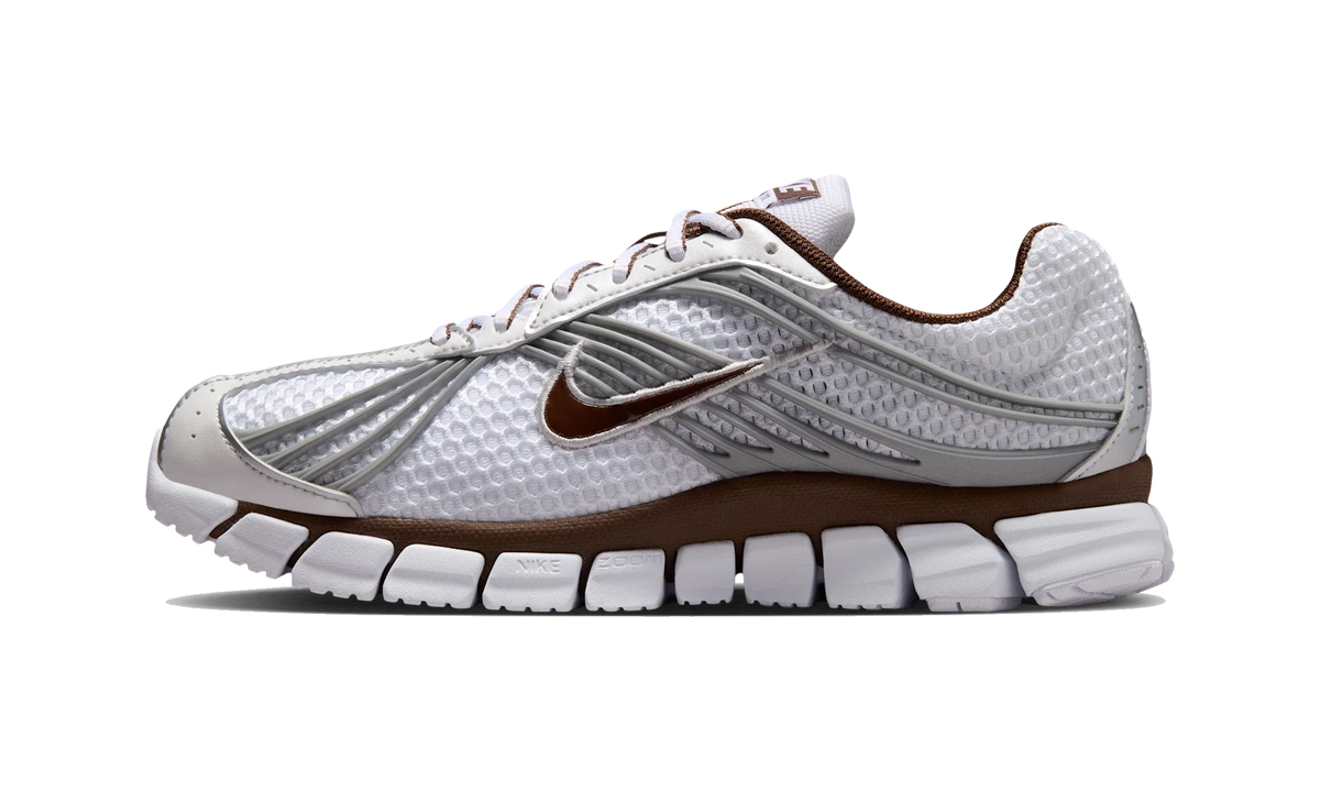 Overkicks - Nike Zoom Skylon 11 White Silver Cacao Wow (Womens) (IU7360-102) - vista lateral