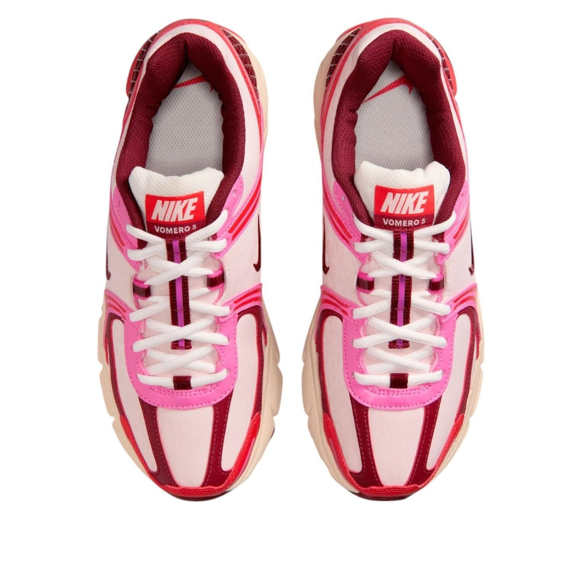 Overkicks - Nike Zoom Vomero 5 Light Soft Pink Team Red (Women's) (IM7185-640) - imagen 4