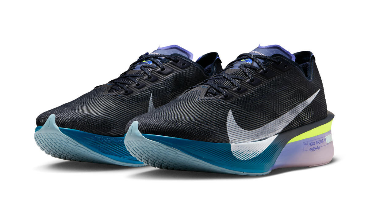 Overkicks - Nike ZoomX Vaporfly Next% 4 Obsidian Persian Violet White (HF6414-401) - vista trasera