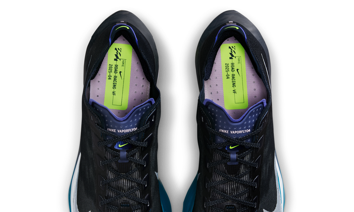 Overkicks - Nike ZoomX Vaporfly Next% 4 Obsidian Persian Violet White (HF6414-401) - vista superior
