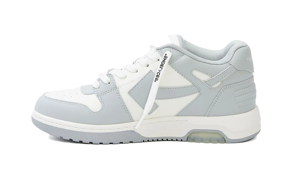 Overkicks - OFF-WHITE Out Of Office OOO Low Tops Grey White (2022) (OMIA189C99LEA0070109) - vista lateral