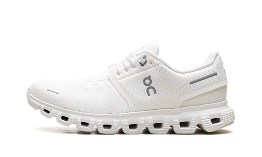Overkicks - On Running Cloud 6 All White (Womens) (3WF10061200) - vista lateral