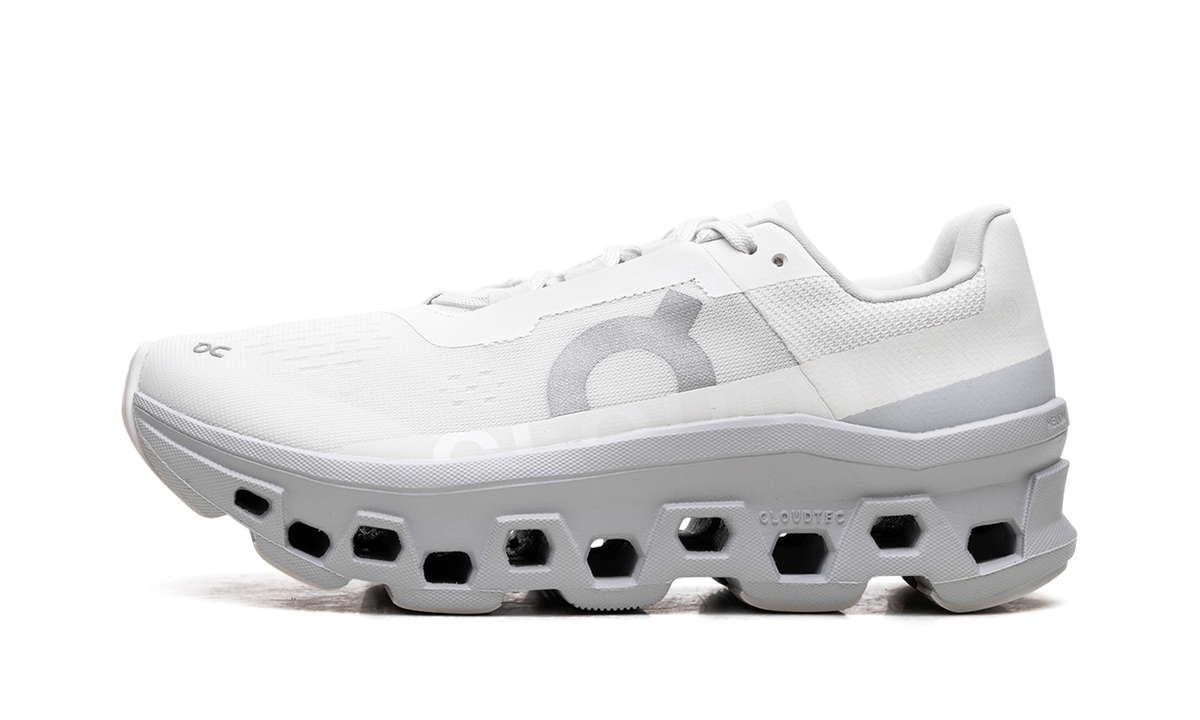 Overkicks - On Running Cloudmonster White Glacier (Womens) (61.97649) - vista lateral