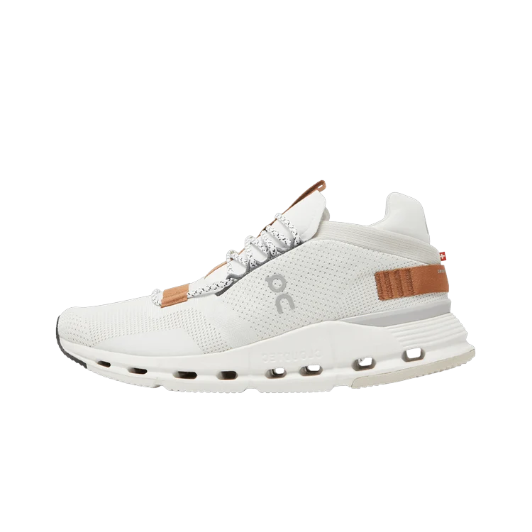 Overkicks - On Running Cloudnova White Pearl Brown (Womens) (26.99177) - vista lateral