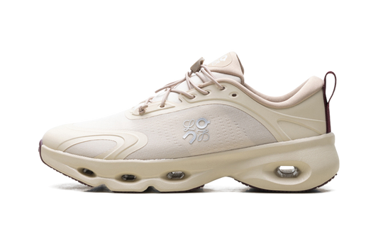 Overkicks - On Running Cloudsolo LOEWE Sand Burgundy (Womens) (3WF30605898) - vista lateral