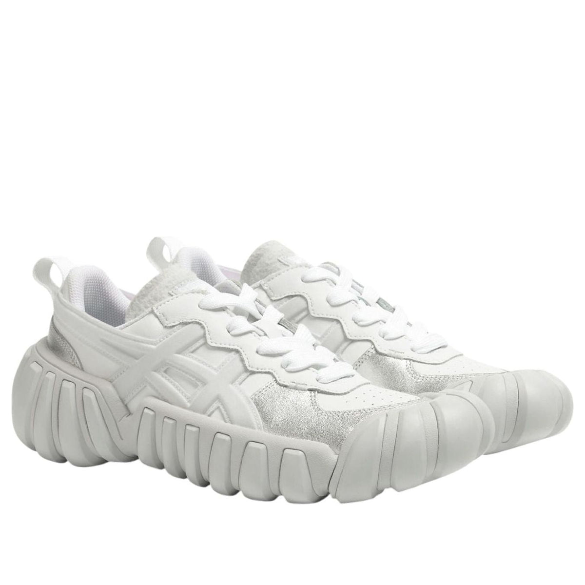 Overkicks - Onitsuka Tiger Dentigre LS White Metallic Silver (1183B421-103) - imagen 2