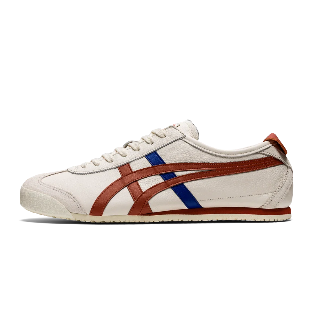 Overkicks - Onitsuka Tiger Mexico 66 Birch Rust Red Blue (1183A201-206) - vista lateral