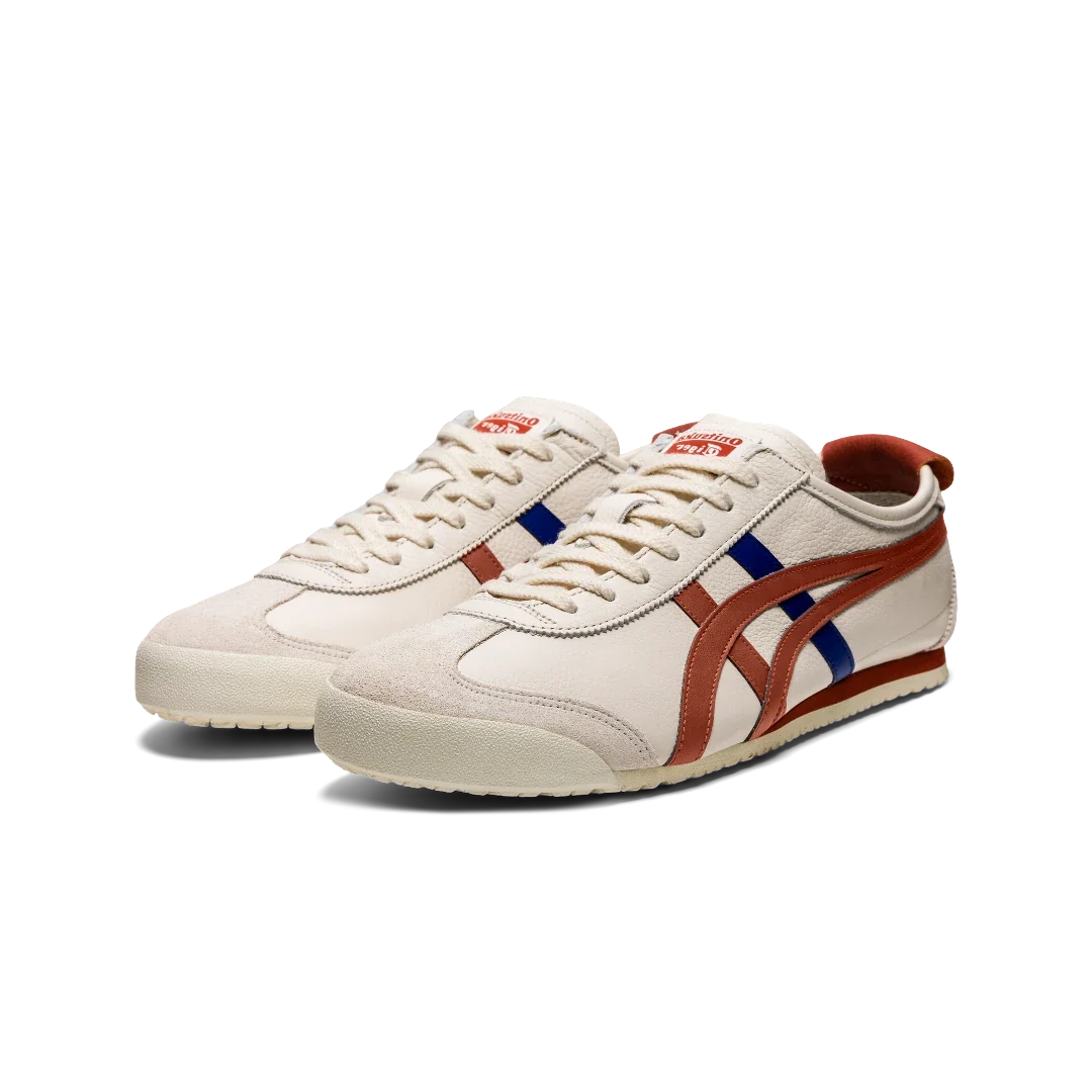 Overkicks - Onitsuka Tiger Mexico 66 Birch Rust Red Blue (1183A201-206) - vista trasera