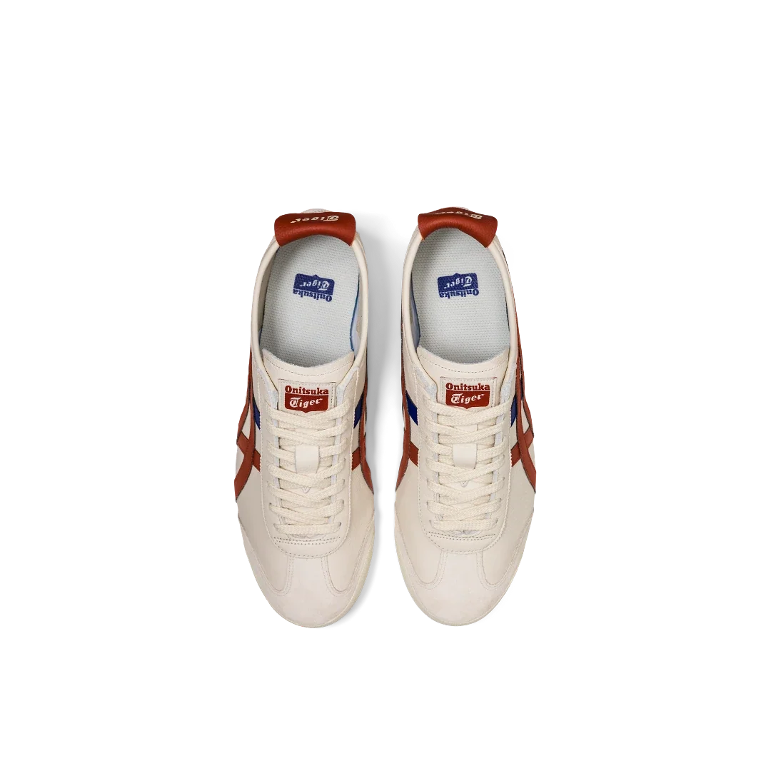 Overkicks - Onitsuka Tiger Mexico 66 Birch Rust Red Blue (1183A201-206) - detalle suela