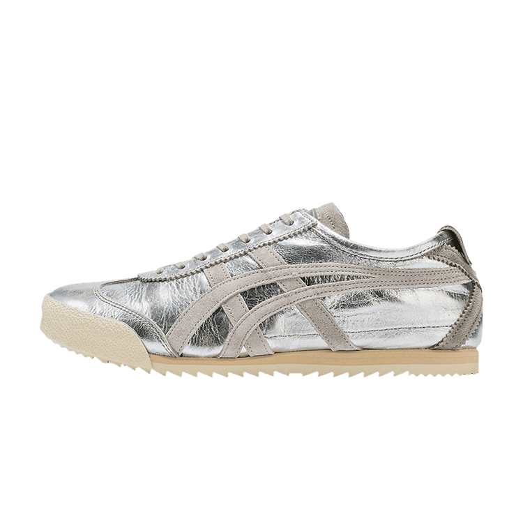 Overkicks - Onitsuka Tiger Mexico 66 Deluxe NM Silver Piedmont Grey (Women's) (1182A467-020) - vista lateral