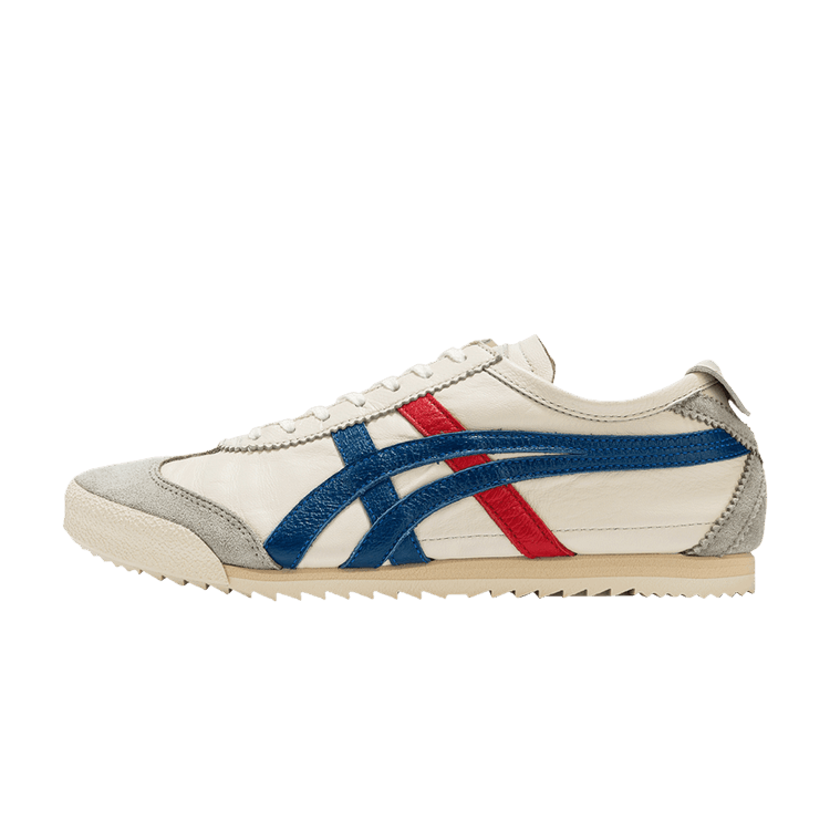 Overkicks - Onitsuka Tiger Mexico 66 Deluxe NM White Deluxe Blue (Women's) (1182A465-100) - vista lateral