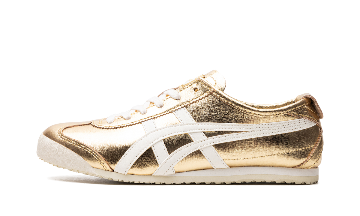 Overkicks - Onitsuka Tiger Mexico 66 Gold White (THL7C2-9401/1183B566-201) - vista lateral
