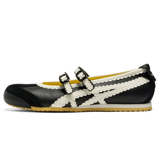 Overkicks - Onitsuka Tiger Mexico 66 TGRS Black Cream (Womens) (1182A678-001) - vista lateral