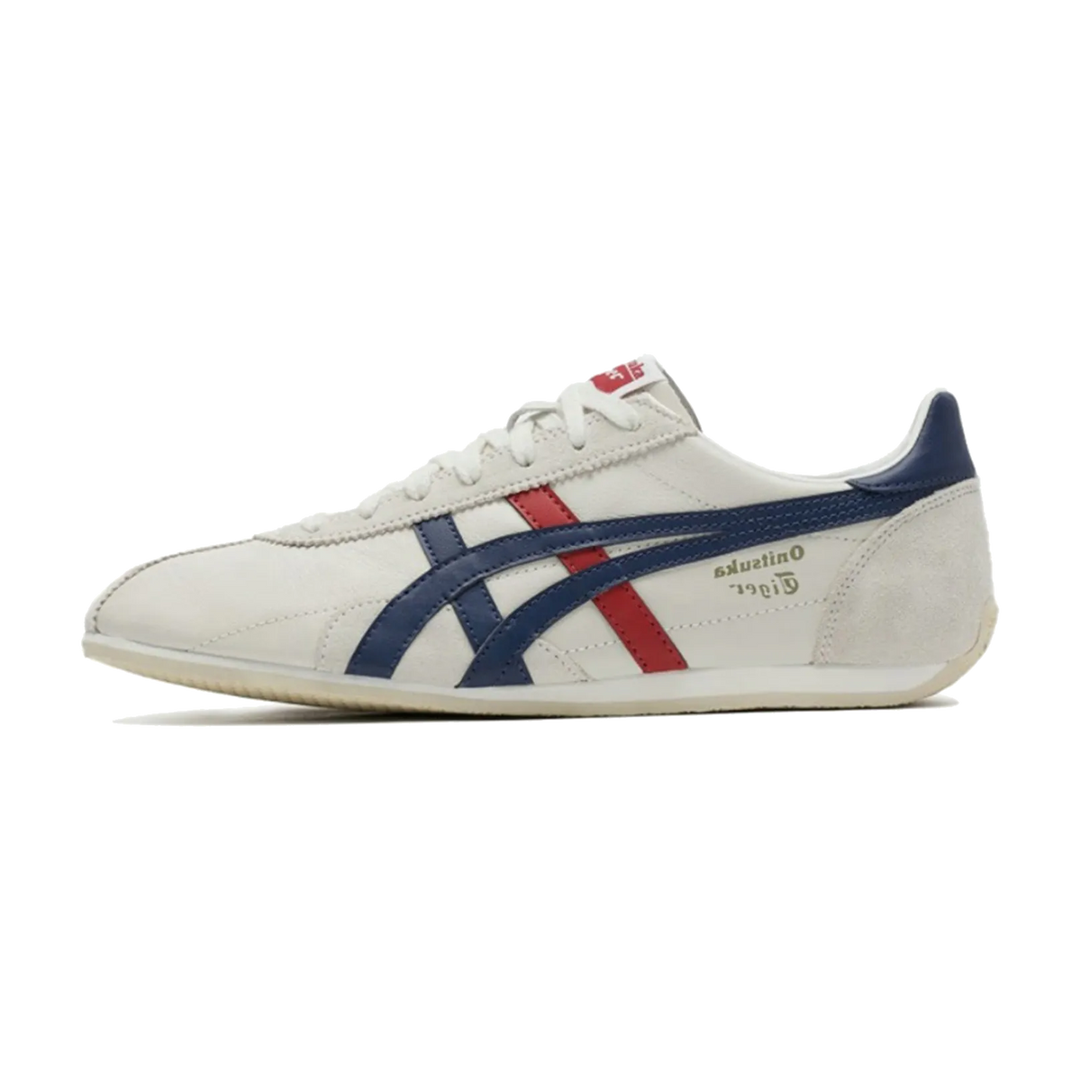 Overkicks - Onitsuka Tiger Mexico Runspark White Navy Red (1183B480-107) - vista lateral
