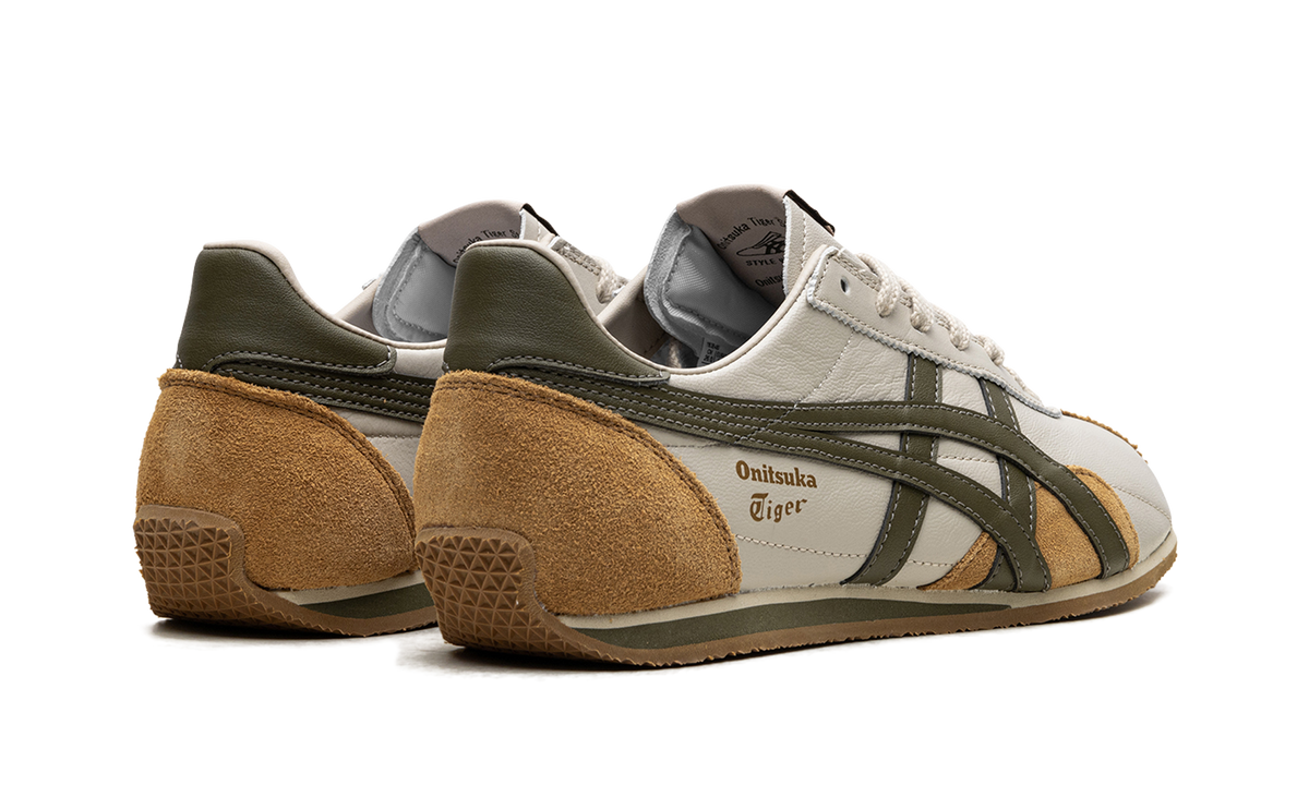Overkicks - Onitsuka Tiger Runspark Beige Olive Green Mustard Yellow (1183B480-200) - par completo