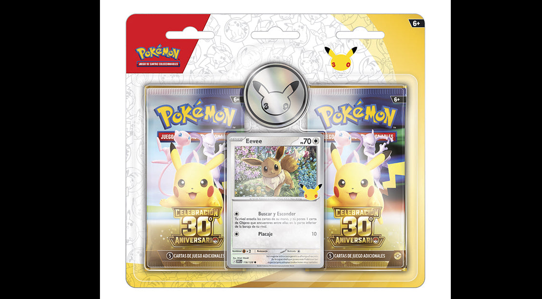 Overkicks - Pokémon 30 Aniversario Blister Pack (Castellano) - detalle