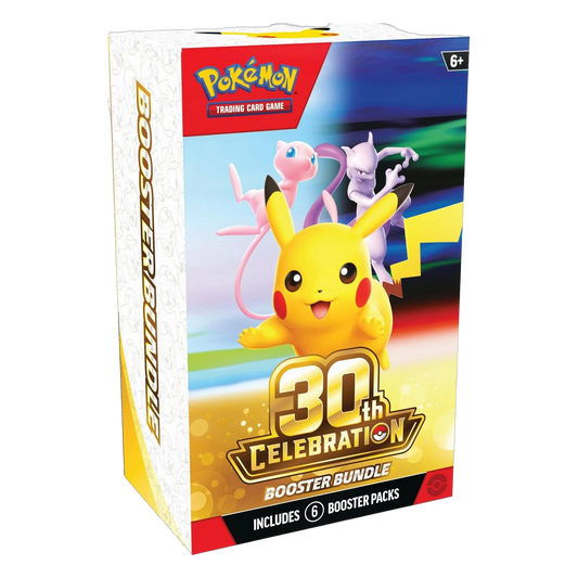 2026 Pokémon Mega Evolution 30th Celebration Booster Bundle