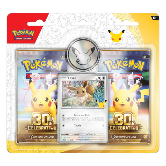 Overkicks - Pokémon TCG 30th Celebration: Eevee 2-Pack Blister