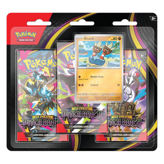 Overkicks - Pokémon TCG Pitch Black: Binacle 3-Pack Blister