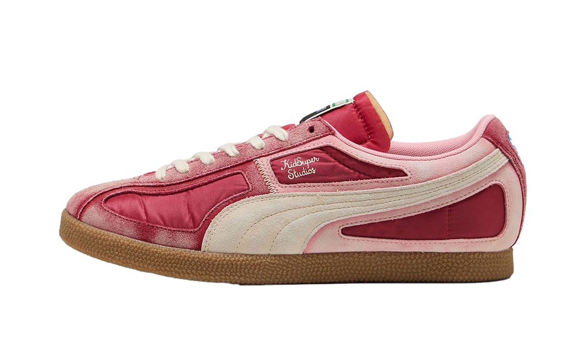Overkicks - Puma Brasil KidSuper Panels Dark Crimson (403847-01) - vista lateral