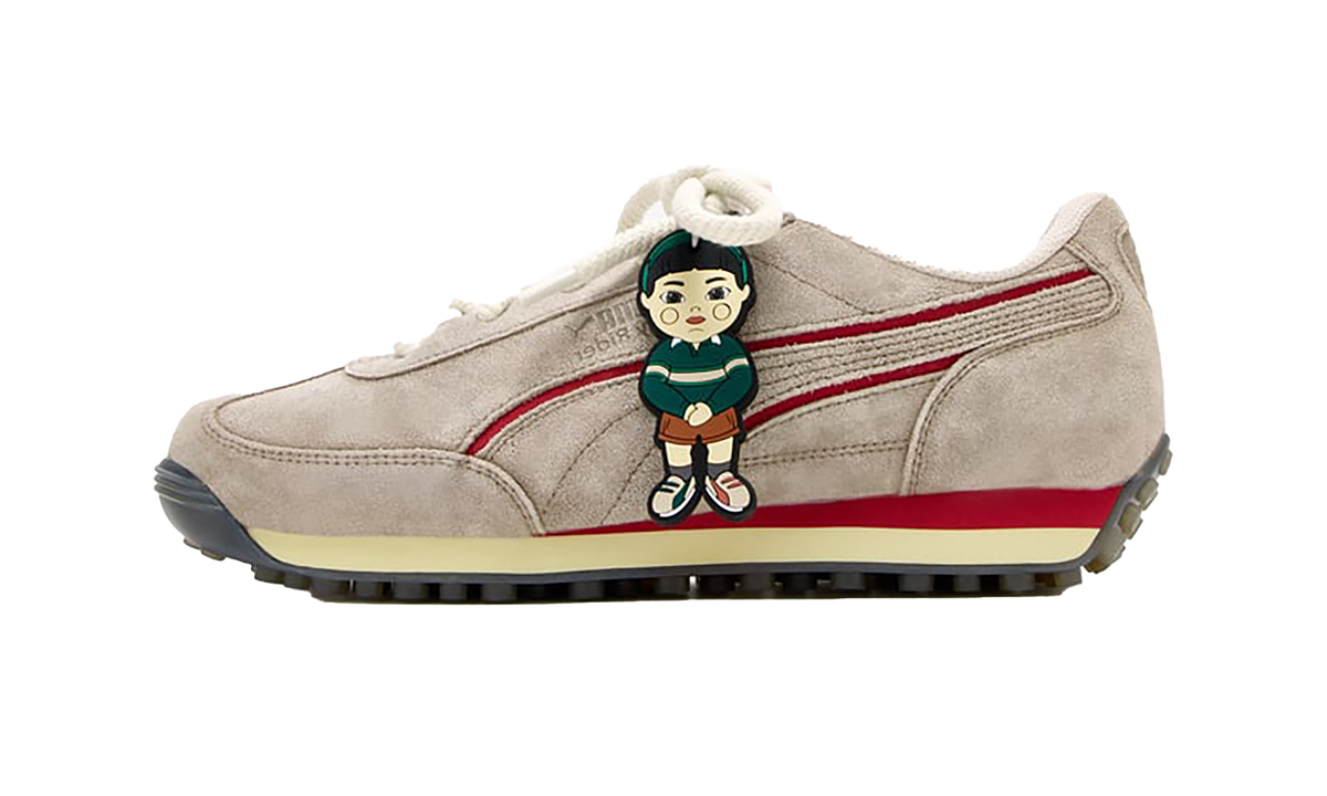 Overkicks - Puma Easy Rider Squid Game Alpine Snow Dark Myrtle (403643-01) - vista lateral