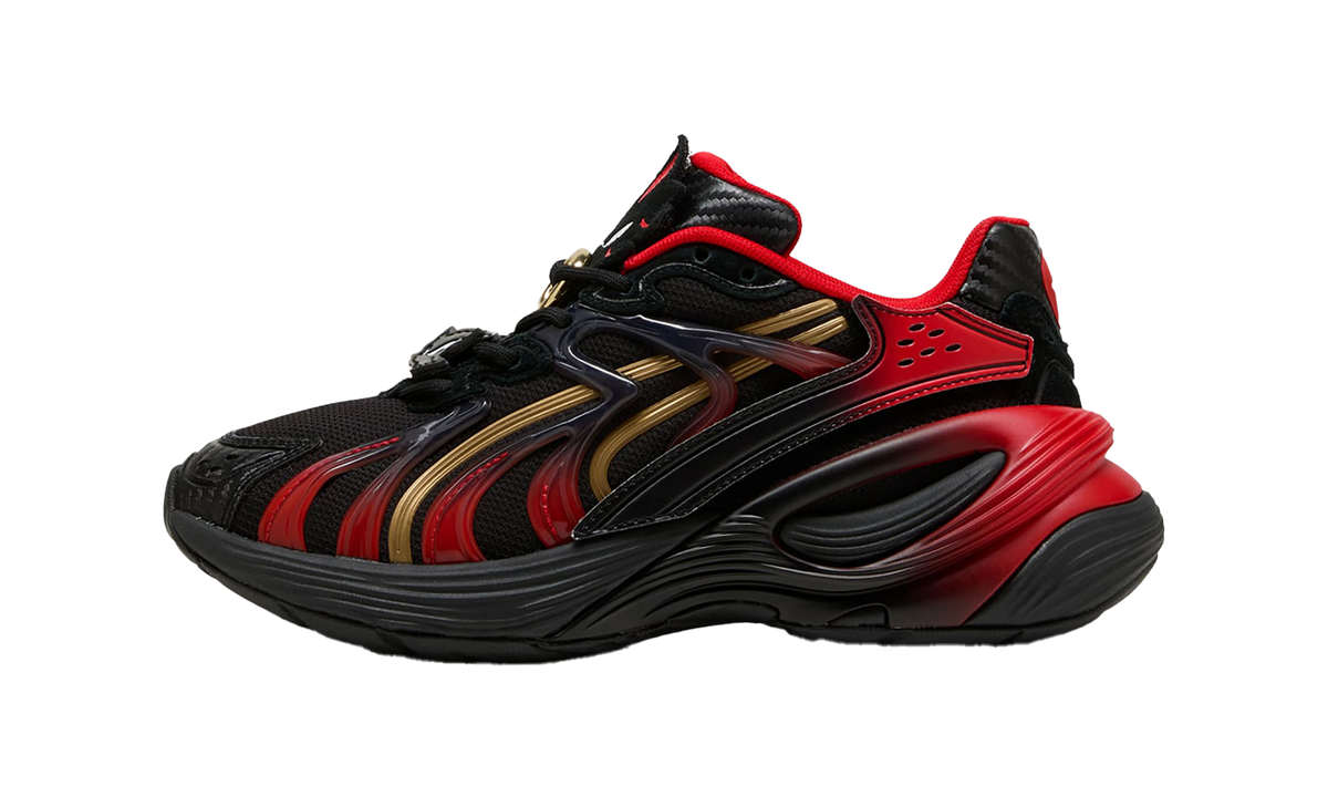 Overkicks - Puma Inverse Chrome Sonic The Hedgehog Shadow (GS) (403420-01) - vista lateral