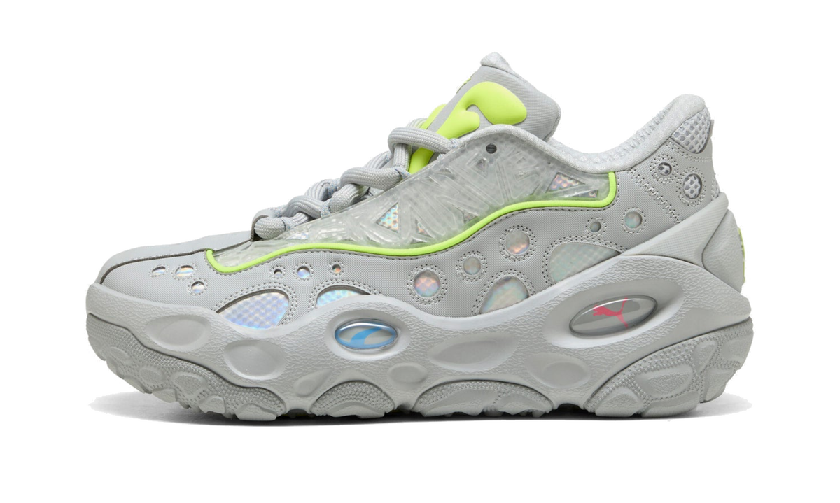 Overkicks - Puma LaMelo Ball LaFrancé RNR Grey Neon (312271-01) - vista lateral