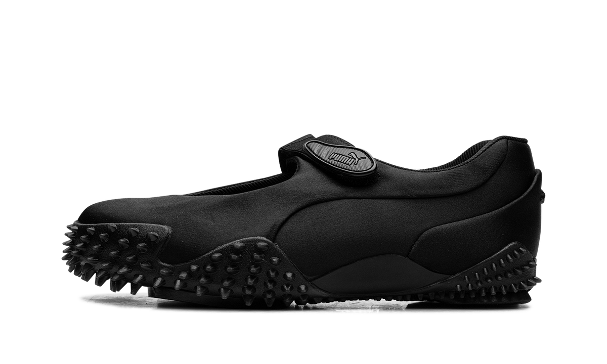 Overkicks - Puma Mostro Fey Black Cool Dark Gray Satin (Womens) (403368-02) - vista lateral
