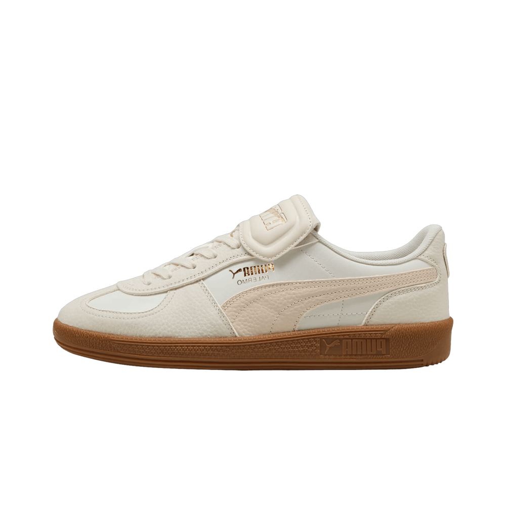 Overkicks - Puma Palermo Premium Warm White Alpine Snow Gum (401744-01) - vista lateral