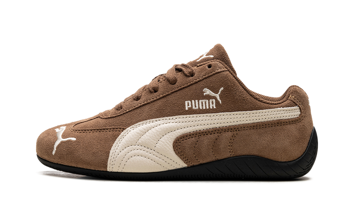 Overkicks - Puma Speedcat Archive Haute Coffee Frosted Ivory (Frosted Ivory Tongue Logo) (398847-02) - vista lateral