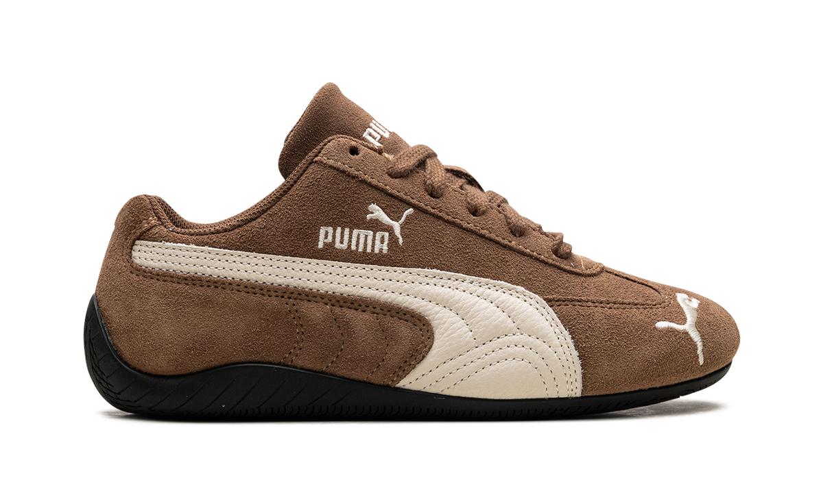 Overkicks - Puma Speedcat Archive Haute Coffee Frosted Ivory (Frosted Ivory Tongue Logo) (398847-02) - detalle talon