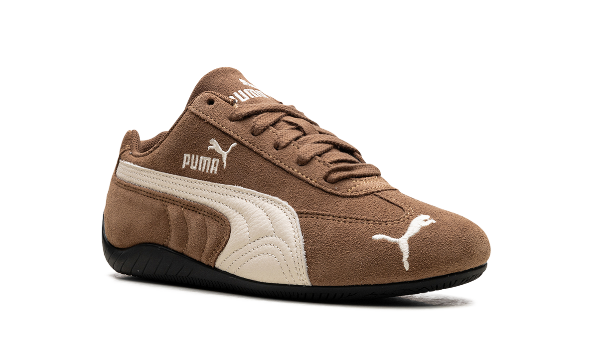 Overkicks - Puma Speedcat Archive Haute Coffee Frosted Ivory (Frosted Ivory Tongue Logo) (398847-02) - detalle lateral interior
