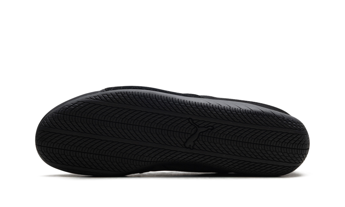 Overkicks - Puma Speedcat Ballet Black Cool Dark Gray Satin (Womens) (404383-01) - vista superior